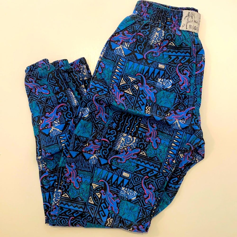 Vintage Aloha Hawaiian Baggy Pants